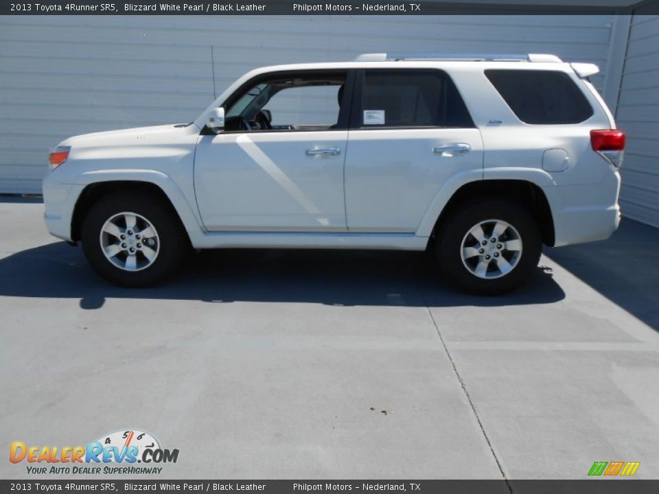 2013 Toyota 4Runner SR5 Blizzard White Pearl / Black Leather Photo #7