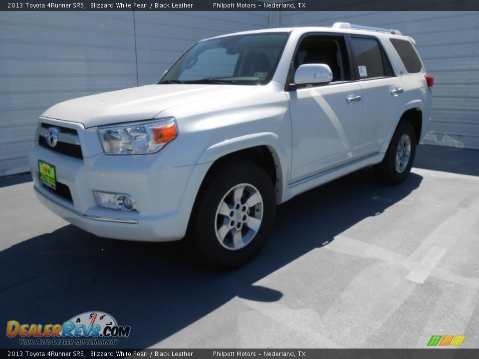 2013 Toyota 4Runner SR5 Blizzard White Pearl / Black Leather Photo #8