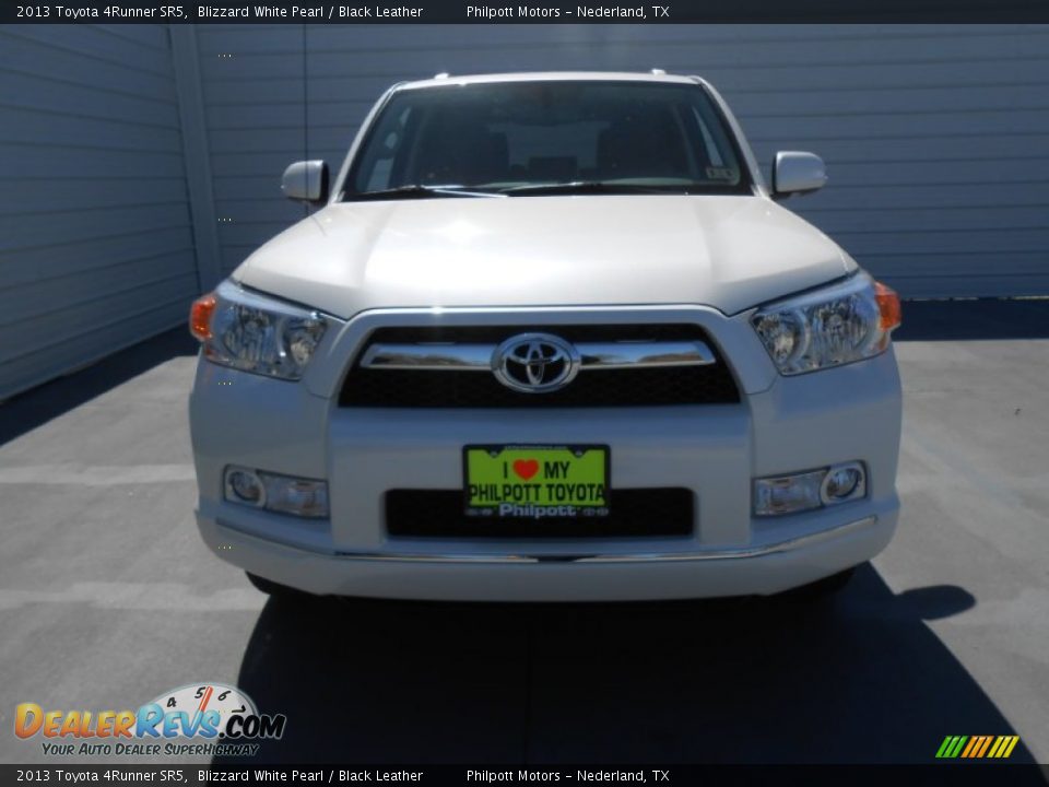 2013 Toyota 4Runner SR5 Blizzard White Pearl / Black Leather Photo #9