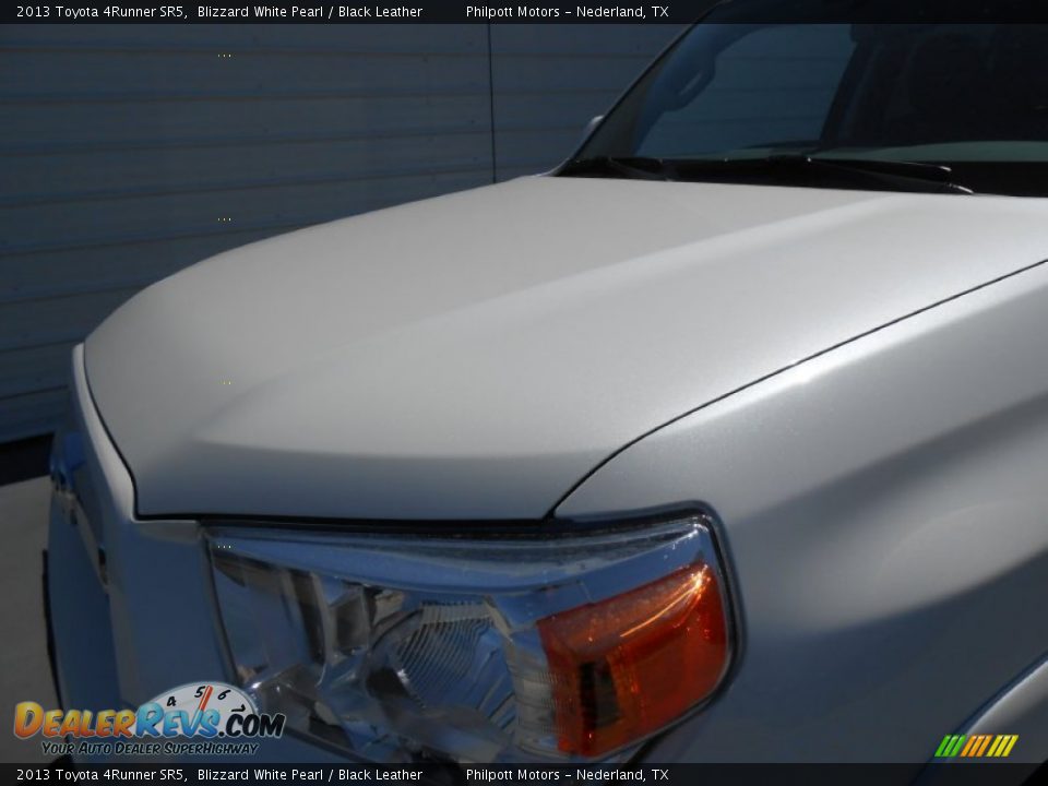 2013 Toyota 4Runner SR5 Blizzard White Pearl / Black Leather Photo #11
