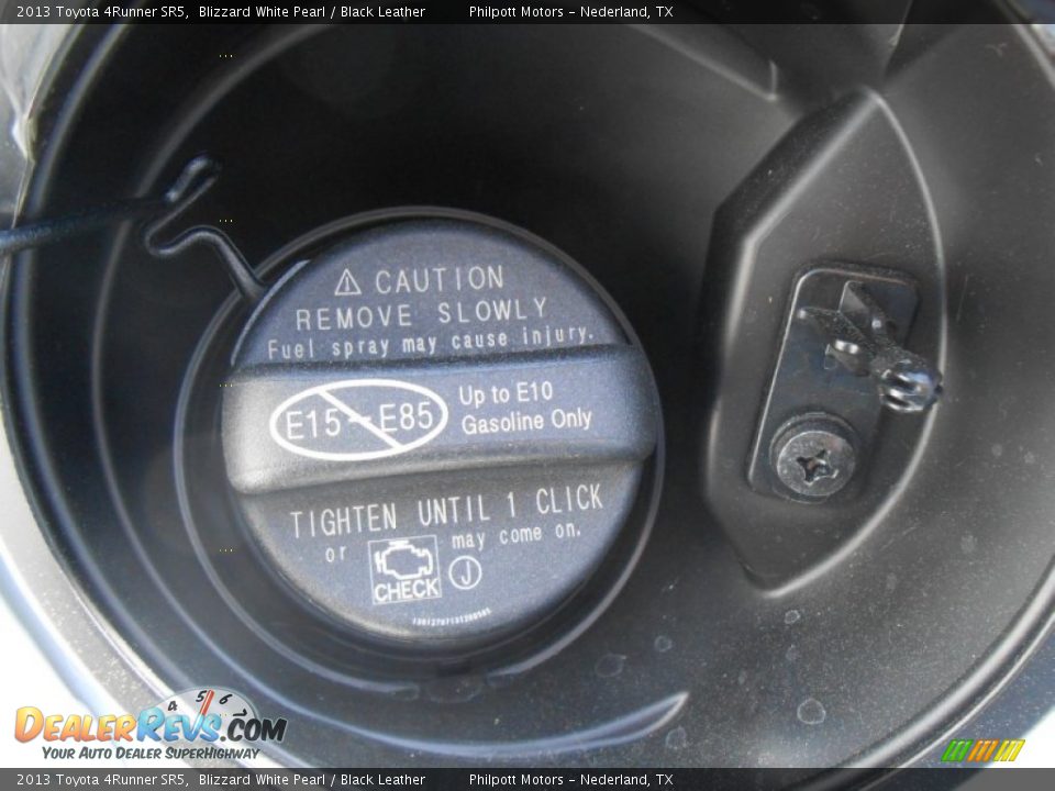 2013 Toyota 4Runner SR5 Blizzard White Pearl / Black Leather Photo #14