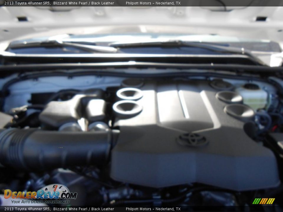 2013 Toyota 4Runner SR5 Blizzard White Pearl / Black Leather Photo #18