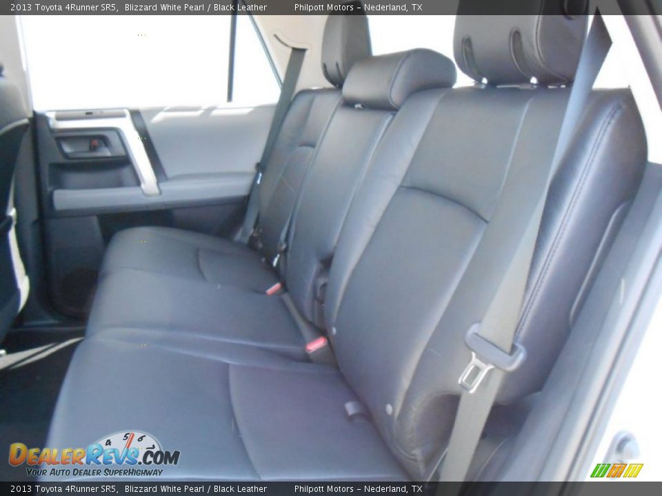 2013 Toyota 4Runner SR5 Blizzard White Pearl / Black Leather Photo #21