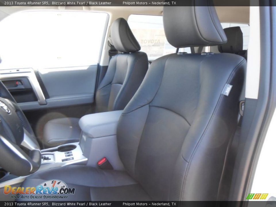 2013 Toyota 4Runner SR5 Blizzard White Pearl / Black Leather Photo #24