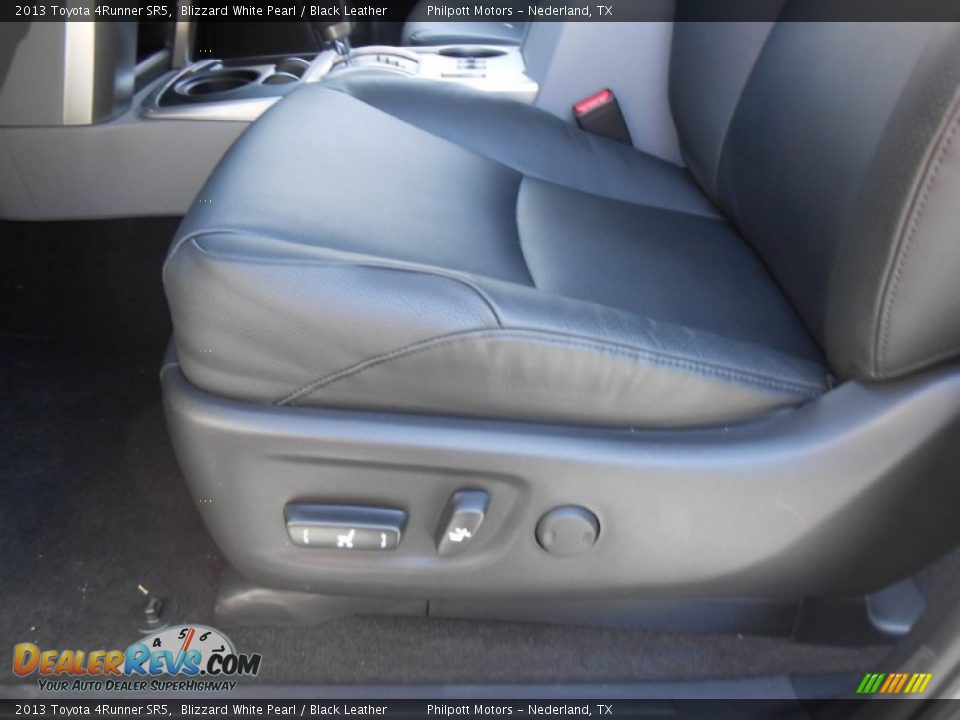 2013 Toyota 4Runner SR5 Blizzard White Pearl / Black Leather Photo #25