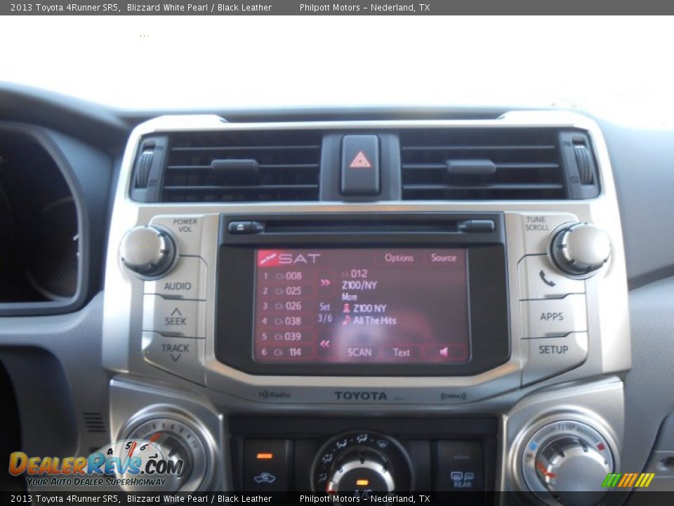 2013 Toyota 4Runner SR5 Blizzard White Pearl / Black Leather Photo #29