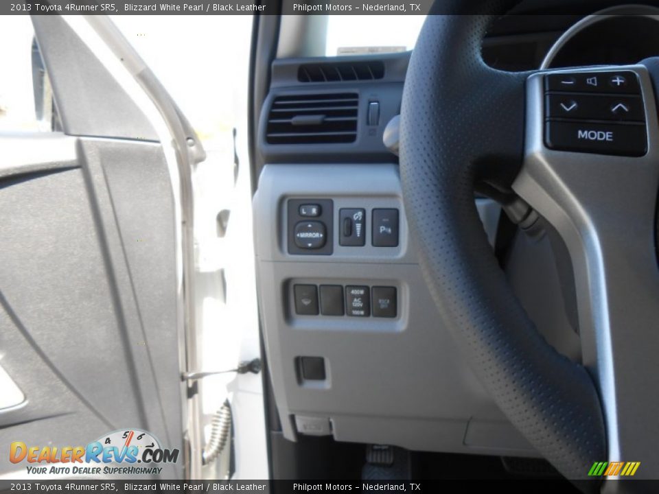 2013 Toyota 4Runner SR5 Blizzard White Pearl / Black Leather Photo #35