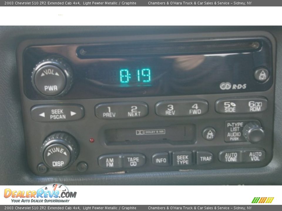 2003 Chevrolet S10 ZR2 Extended Cab 4x4 Light Pewter Metallic / Graphite Photo #3