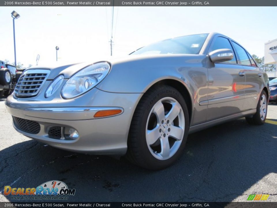 2006 Mercedes-Benz E 500 Sedan Pewter Metallic / Charcoal Photo #3