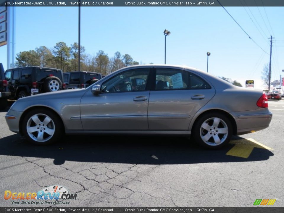 2006 Mercedes-Benz E 500 Sedan Pewter Metallic / Charcoal Photo #4
