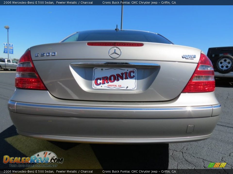2006 Mercedes-Benz E 500 Sedan Pewter Metallic / Charcoal Photo #6