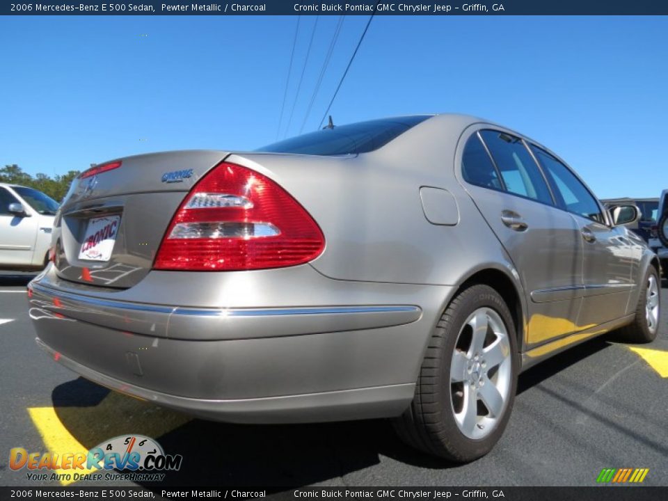 2006 Mercedes-Benz E 500 Sedan Pewter Metallic / Charcoal Photo #7