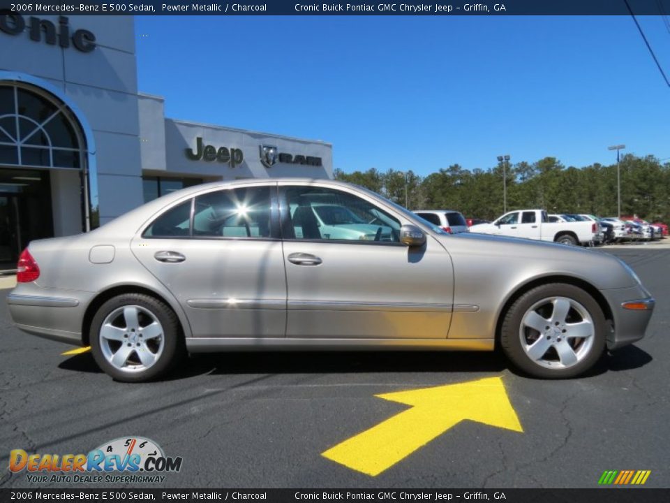 2006 Mercedes-Benz E 500 Sedan Pewter Metallic / Charcoal Photo #8
