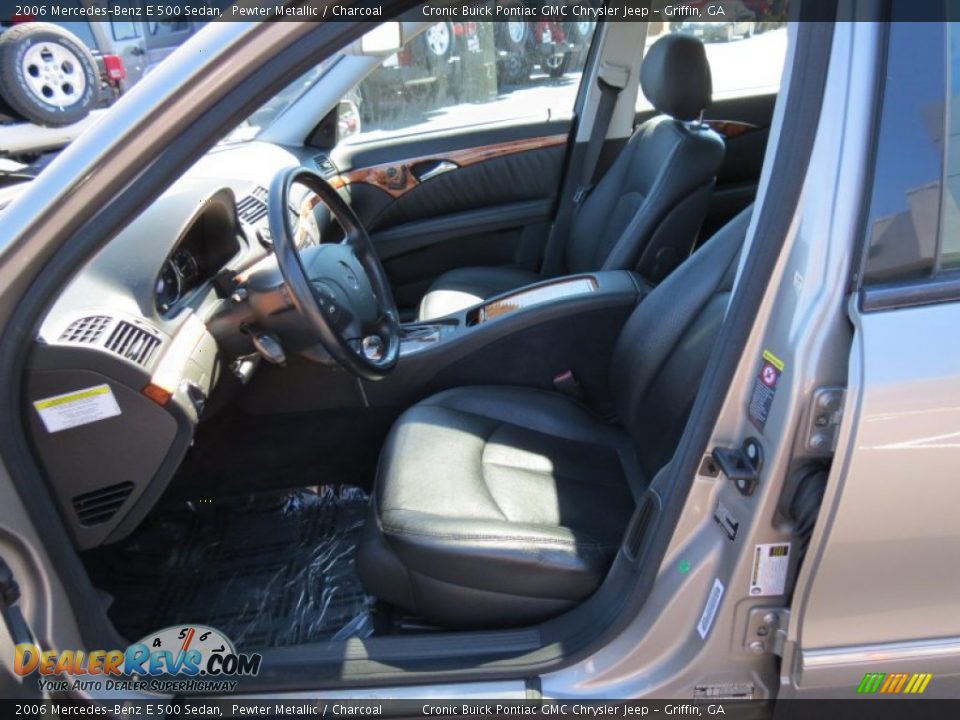 2006 Mercedes-Benz E 500 Sedan Pewter Metallic / Charcoal Photo #10