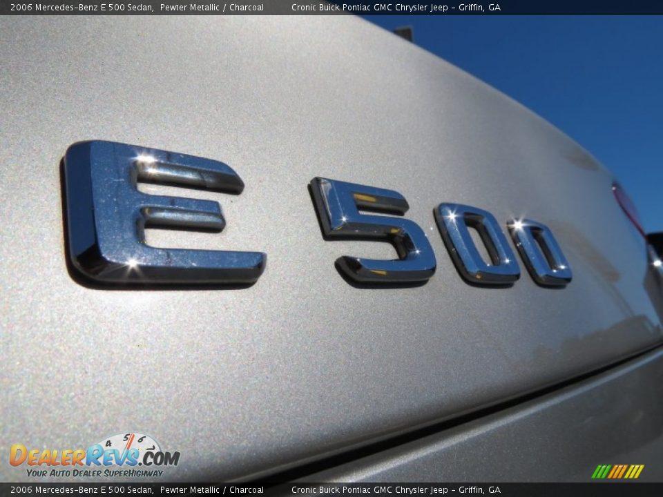 2006 Mercedes-Benz E 500 Sedan Pewter Metallic / Charcoal Photo #16