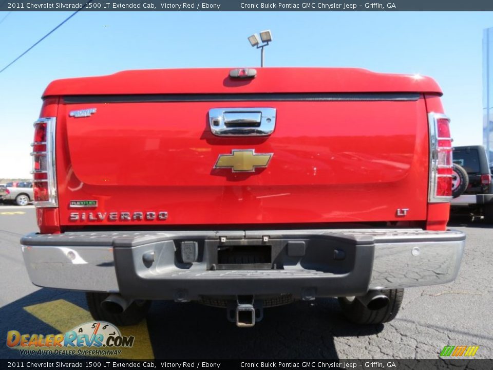 2011 Chevrolet Silverado 1500 LT Extended Cab Victory Red / Ebony Photo #6