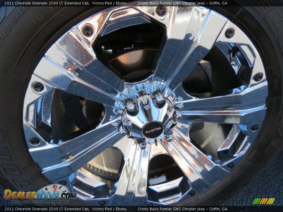 2011 Chevrolet Silverado 1500 LT Extended Cab Victory Red / Ebony Photo #9