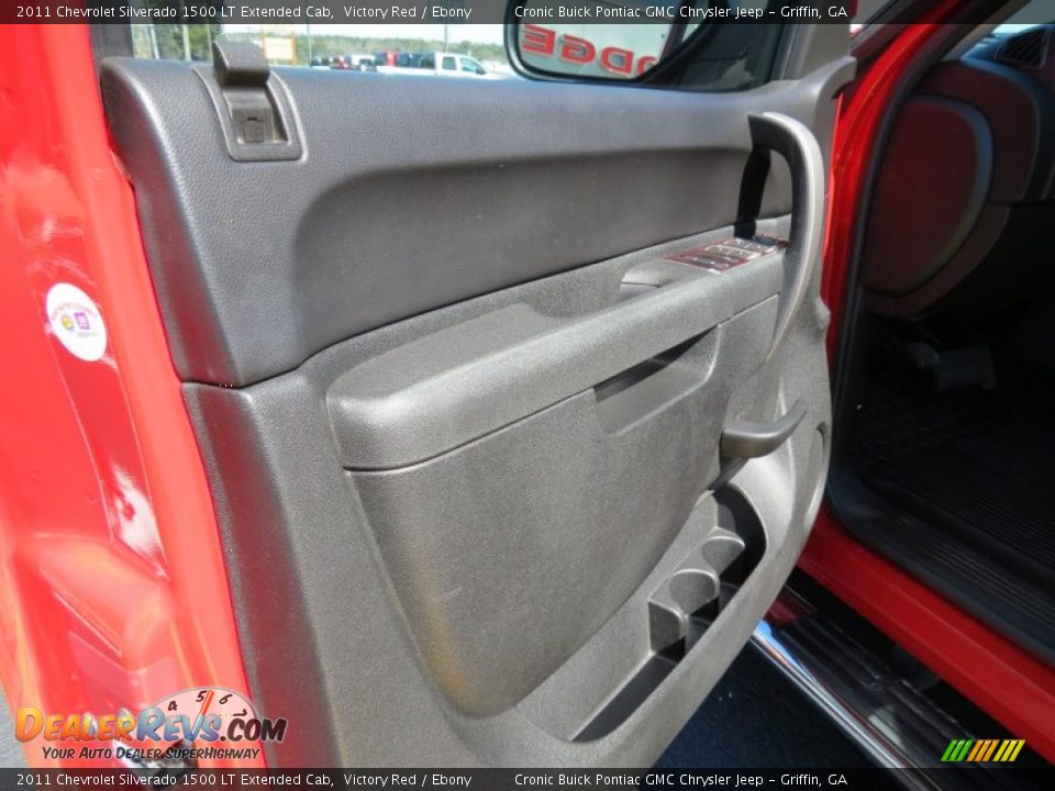 2011 Chevrolet Silverado 1500 LT Extended Cab Victory Red / Ebony Photo #11