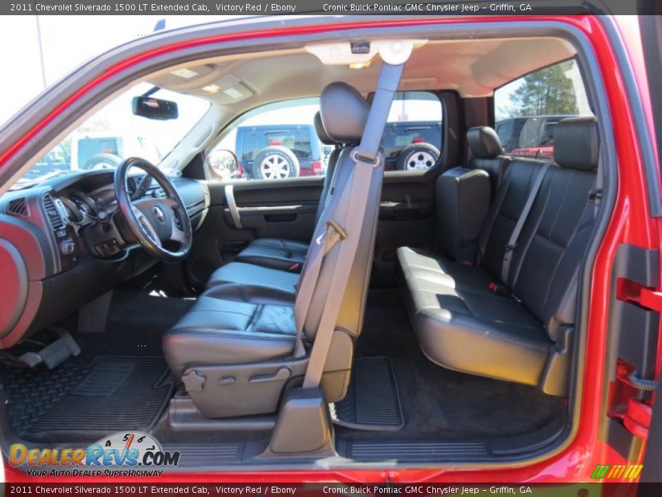 2011 Chevrolet Silverado 1500 LT Extended Cab Victory Red / Ebony Photo #12