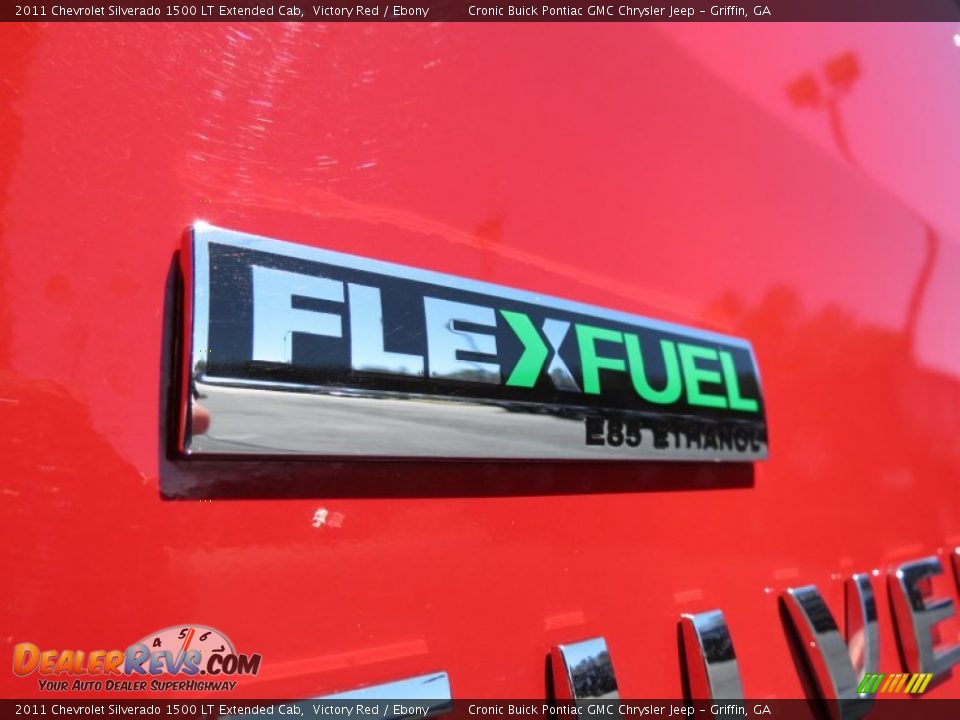 2011 Chevrolet Silverado 1500 LT Extended Cab Victory Red / Ebony Photo #14