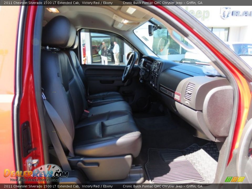 2011 Chevrolet Silverado 1500 LT Extended Cab Victory Red / Ebony Photo #15
