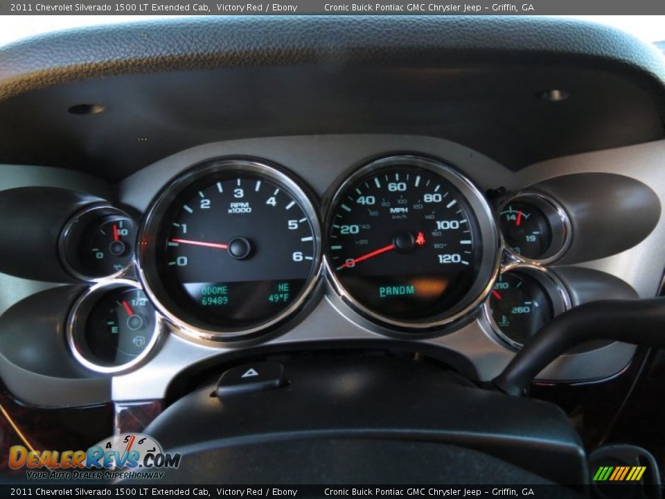 2011 Chevrolet Silverado 1500 LT Extended Cab Victory Red / Ebony Photo #19
