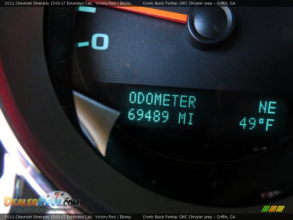 2011 Chevrolet Silverado 1500 LT Extended Cab Victory Red / Ebony Photo #20