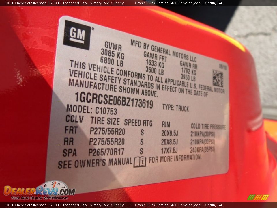 2011 Chevrolet Silverado 1500 LT Extended Cab Victory Red / Ebony Photo #25