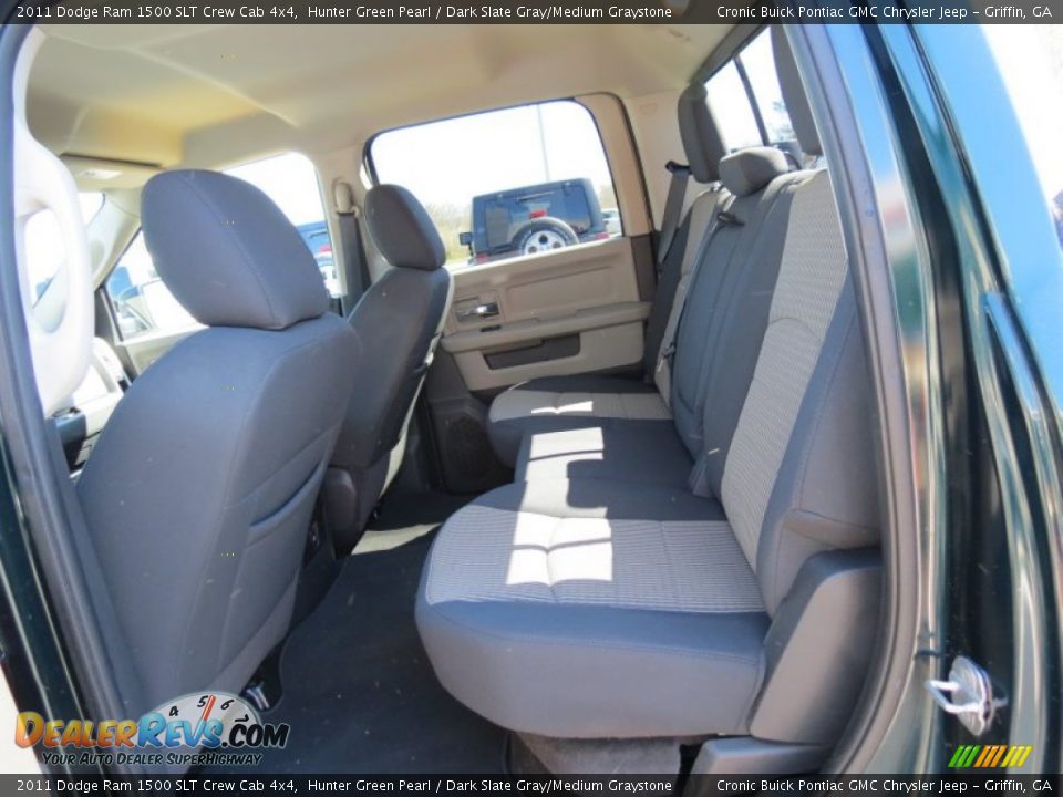 2011 Dodge Ram 1500 SLT Crew Cab 4x4 Hunter Green Pearl / Dark Slate Gray/Medium Graystone Photo #12