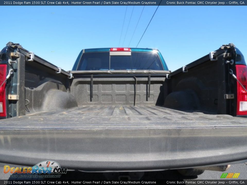 2011 Dodge Ram 1500 SLT Crew Cab 4x4 Hunter Green Pearl / Dark Slate Gray/Medium Graystone Photo #14
