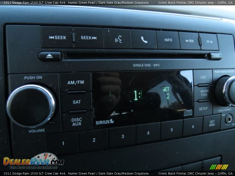 2011 Dodge Ram 1500 SLT Crew Cab 4x4 Hunter Green Pearl / Dark Slate Gray/Medium Graystone Photo #23