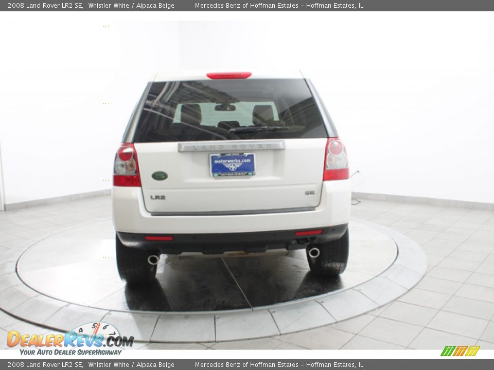 2008 Land Rover LR2 SE Whistler White / Alpaca Beige Photo #4