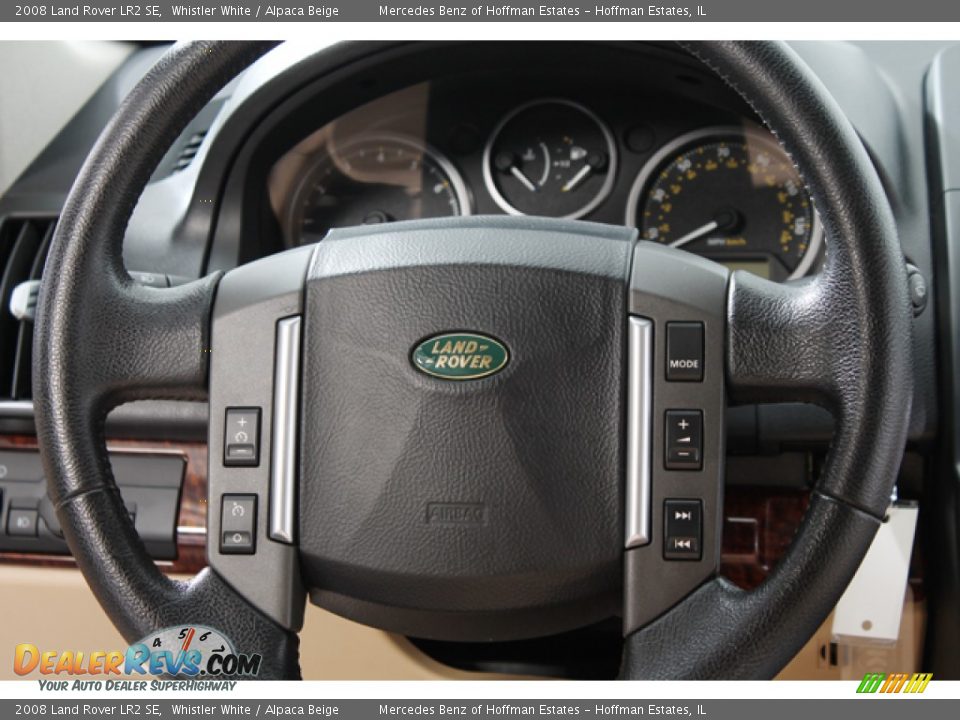 2008 Land Rover LR2 SE Steering Wheel Photo #8