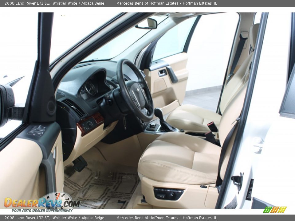 2008 Land Rover LR2 SE Whistler White / Alpaca Beige Photo #18