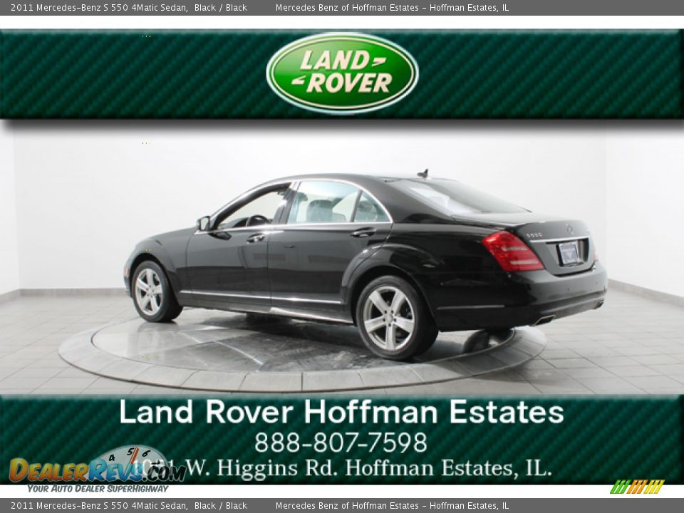 2011 Mercedes-Benz S 550 4Matic Sedan Black / Black Photo #5