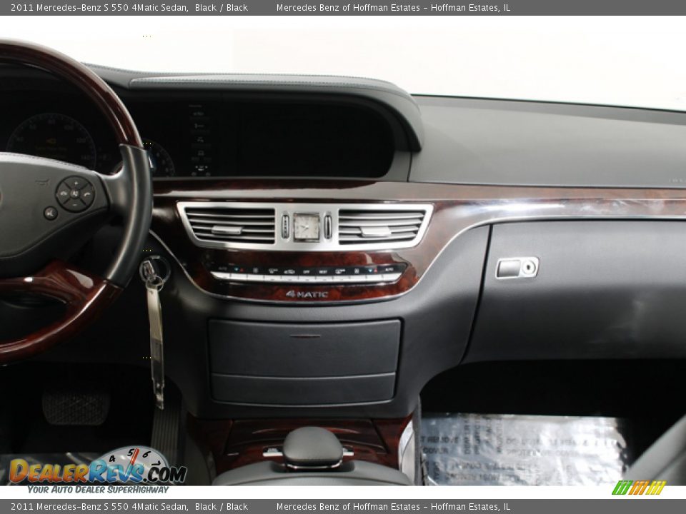 2011 Mercedes-Benz S 550 4Matic Sedan Black / Black Photo #9