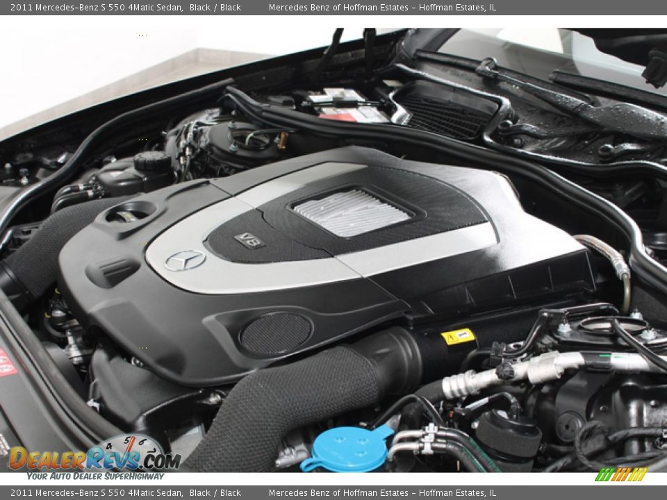 2011 Mercedes-Benz S 550 4Matic Sedan Black / Black Photo #24