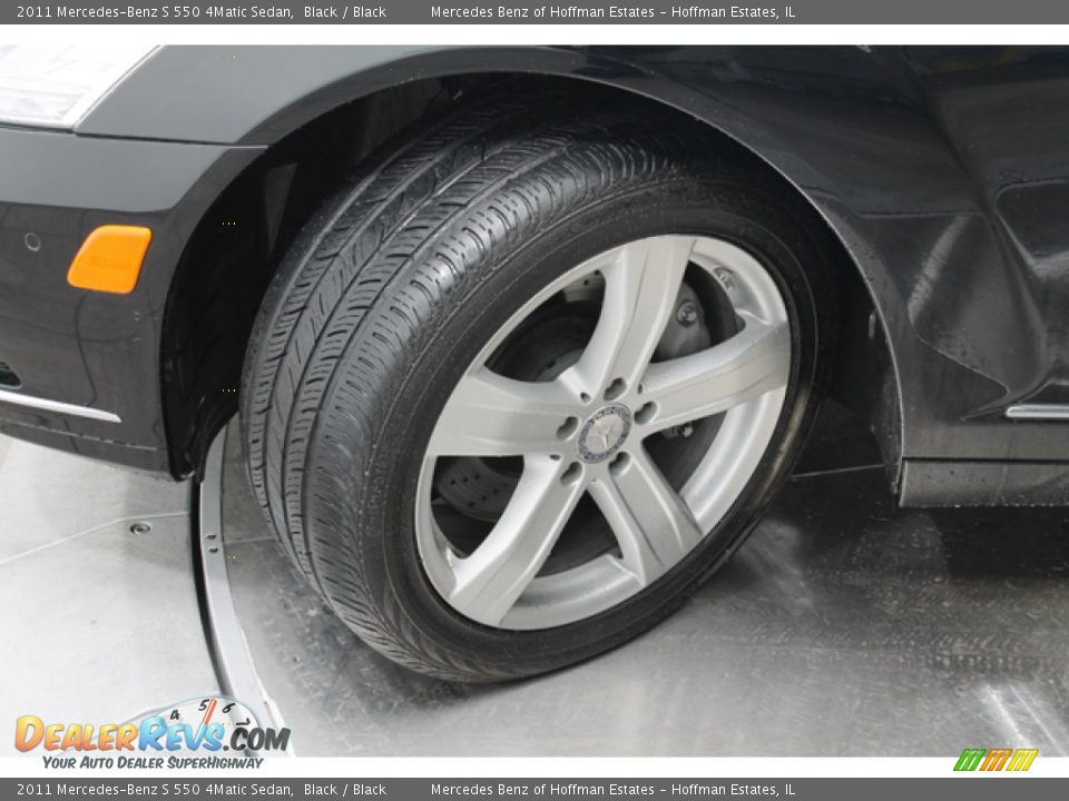 2011 Mercedes-Benz S 550 4Matic Sedan Black / Black Photo #26