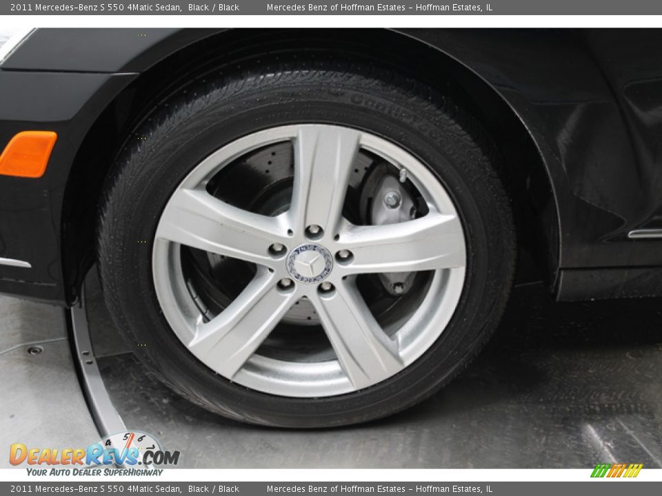 2011 Mercedes-Benz S 550 4Matic Sedan Black / Black Photo #27