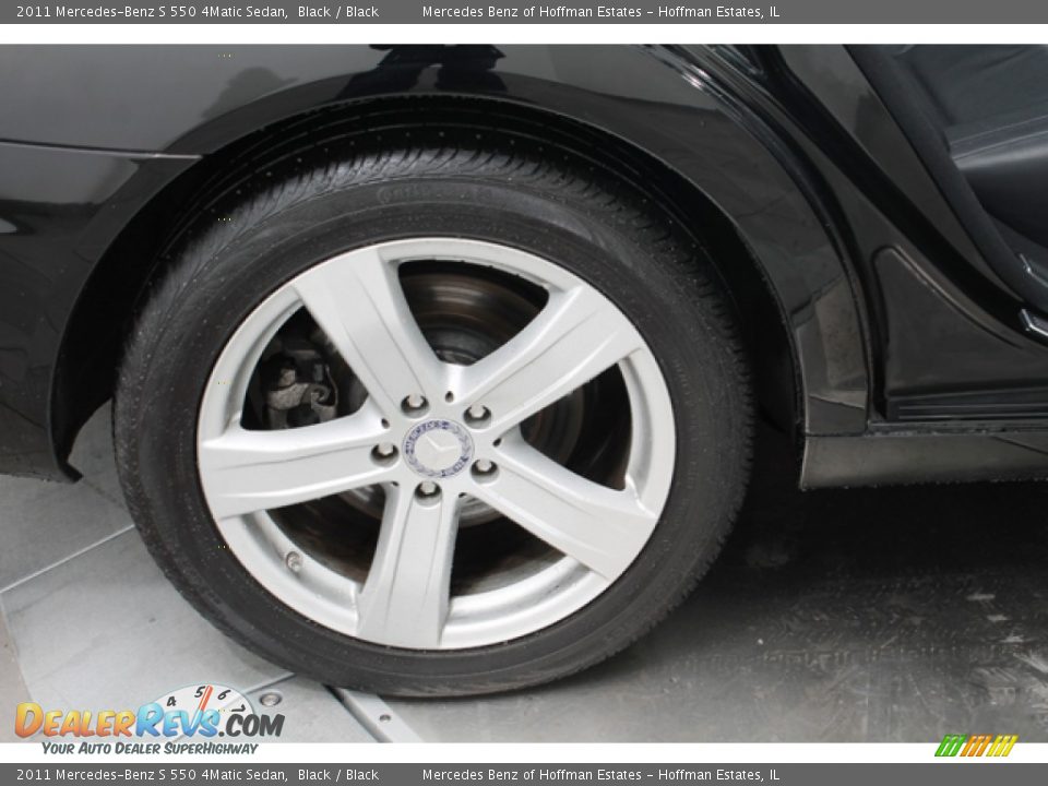2011 Mercedes-Benz S 550 4Matic Sedan Black / Black Photo #29