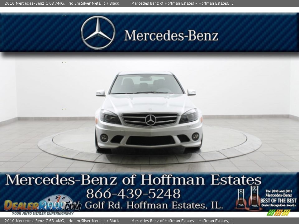 2010 Mercedes-Benz C 63 AMG Iridium Silver Metallic / Black Photo #3