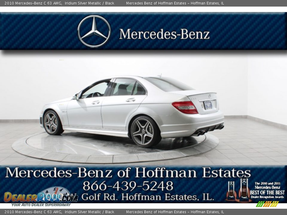 2010 Mercedes-Benz C 63 AMG Iridium Silver Metallic / Black Photo #5