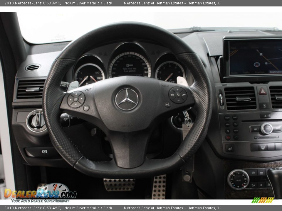 2010 Mercedes-Benz C 63 AMG Steering Wheel Photo #7