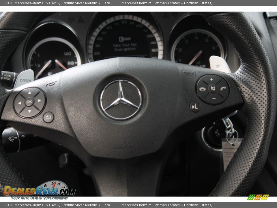 2010 Mercedes-Benz C 63 AMG Iridium Silver Metallic / Black Photo #8