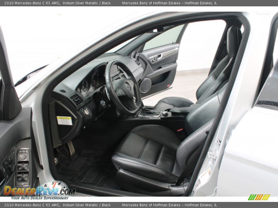 Black Interior - 2010 Mercedes-Benz C 63 AMG Photo #18