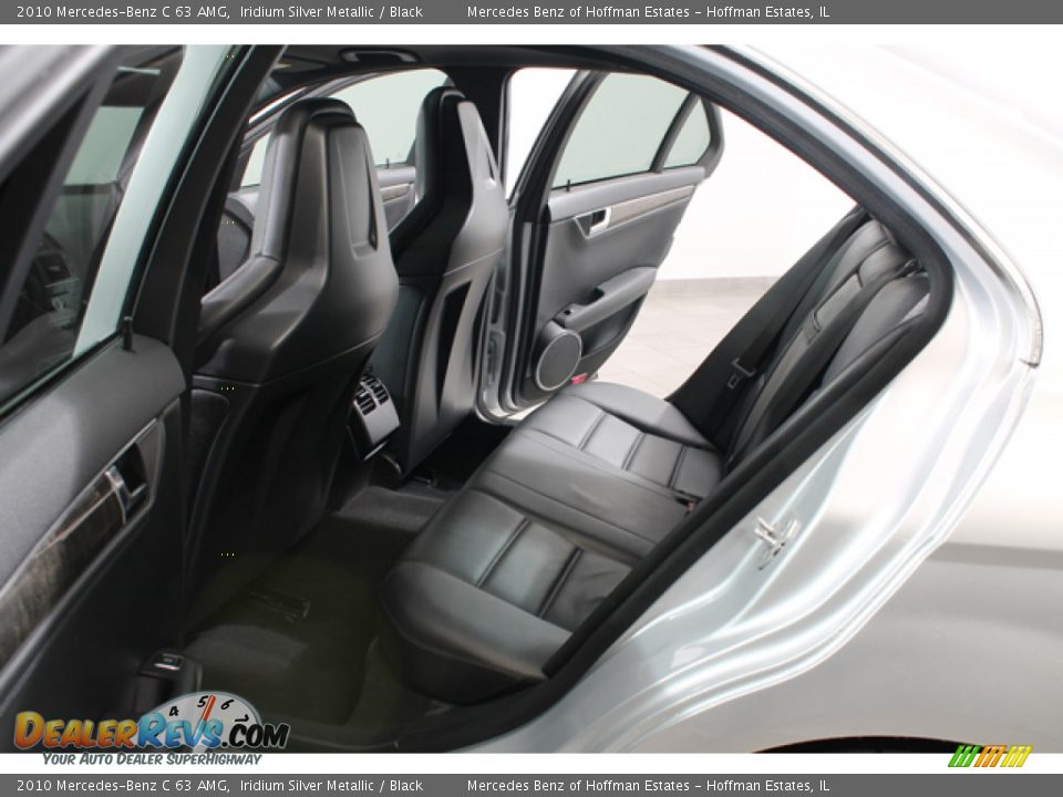 Rear Seat of 2010 Mercedes-Benz C 63 AMG Photo #19