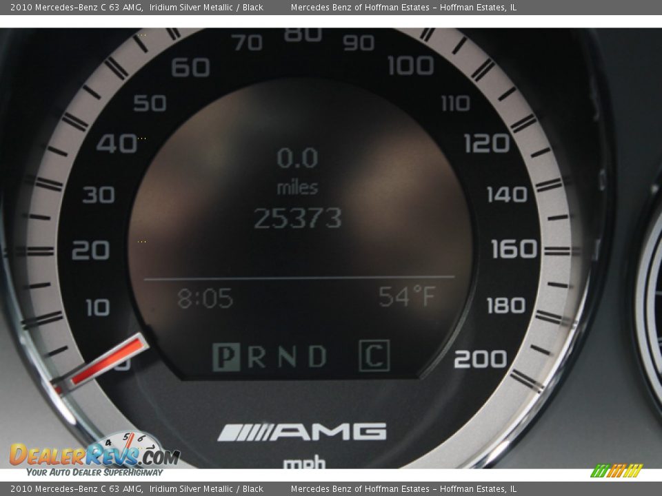 2010 Mercedes-Benz C 63 AMG Iridium Silver Metallic / Black Photo #24