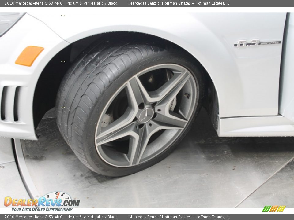 2010 Mercedes-Benz C 63 AMG Iridium Silver Metallic / Black Photo #25