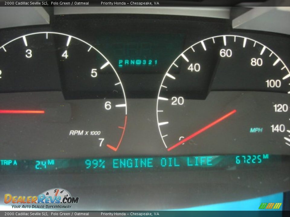 2000 Cadillac Seville SLS Polo Green / Oatmeal Photo #21