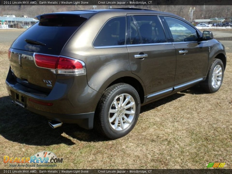 Earth Metallic 2011 Lincoln MKX AWD Photo #3